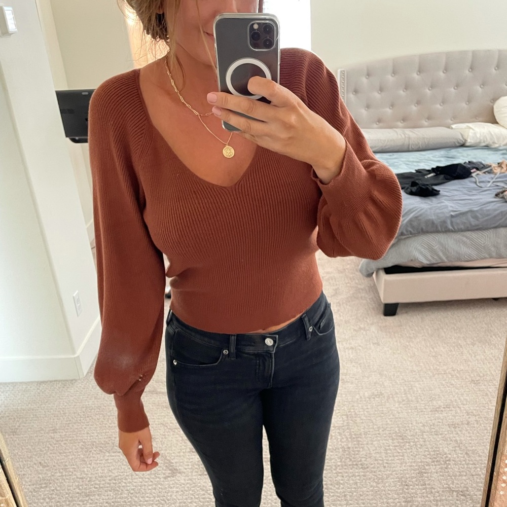 Abercrombie Cropped Sweater